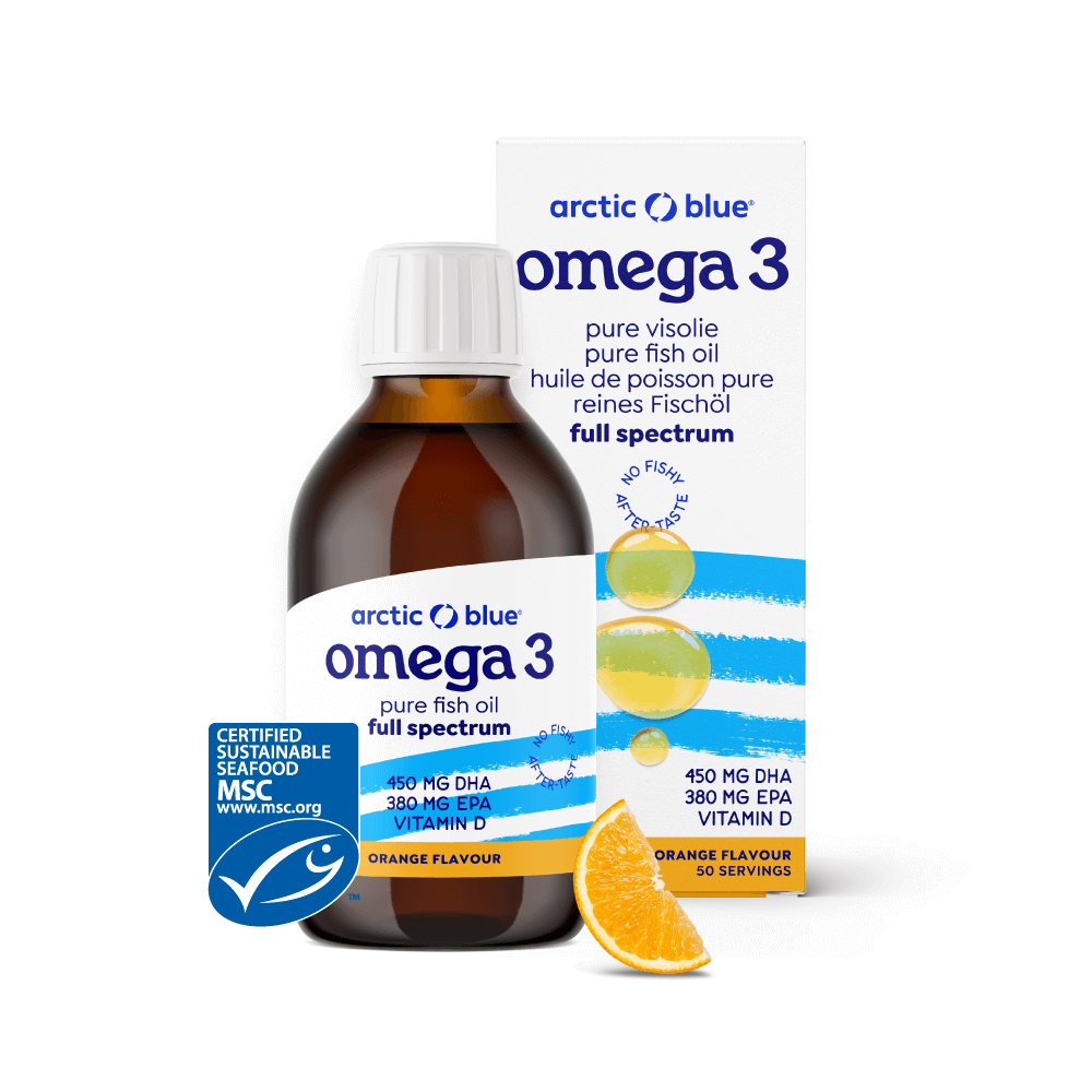 artic blue visolie omega 3 DHA EPA vitamine d