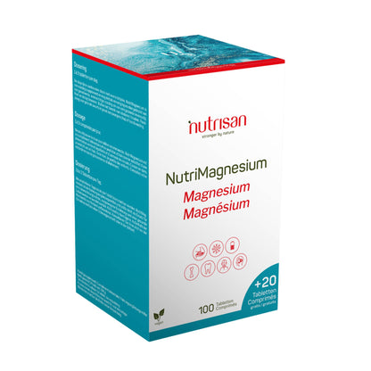 Nutrisan NutriMagnesium - Magnesium - Bisglycinaat - Citraat - Malaat - Glycerofosfaat