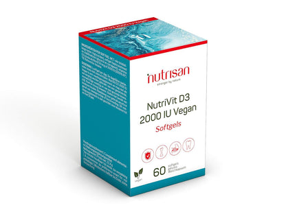 NutriVit D3 2000 IU Vegan Nutrisan 60 softgels