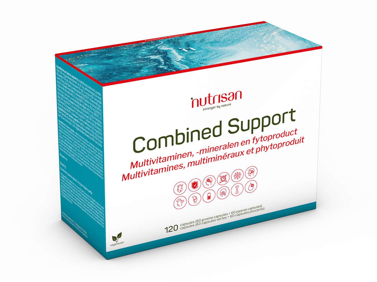 Nutrisan Combined Support - 120 capsules -  Multivitaminen, mineralen en fytoproduct supplement