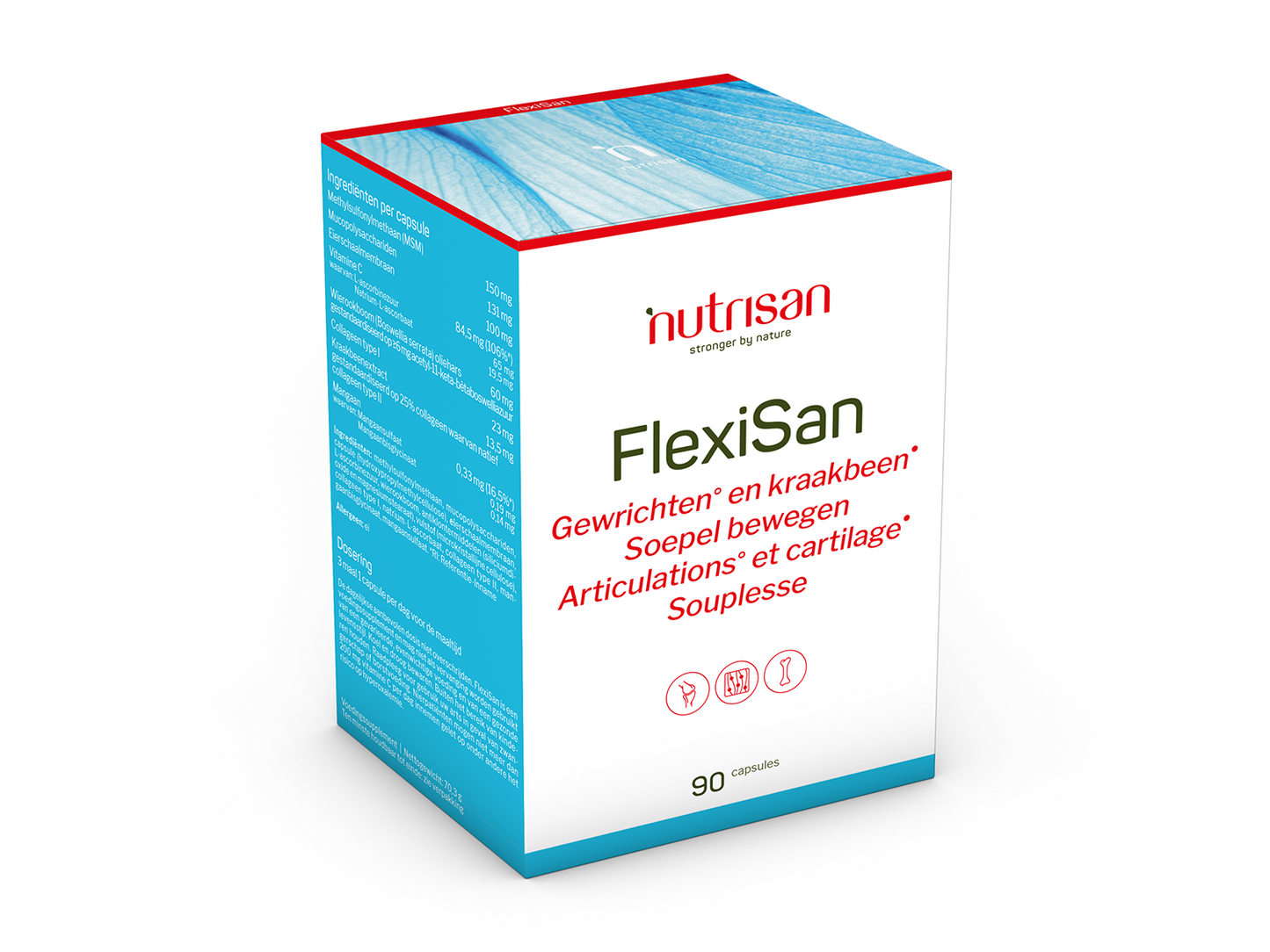 Nutrisan FlexiSan- 90 capsules - Supplement voor gewrichten en kraakbeen
