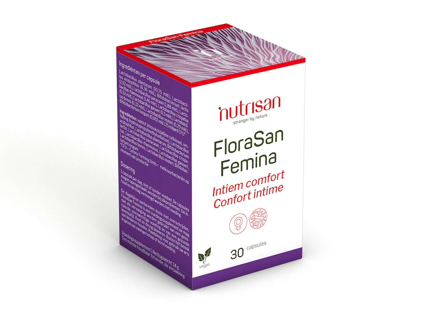 Nutrisan FloraSan Femina - 30 capsules - Supplement voor intiem comfort