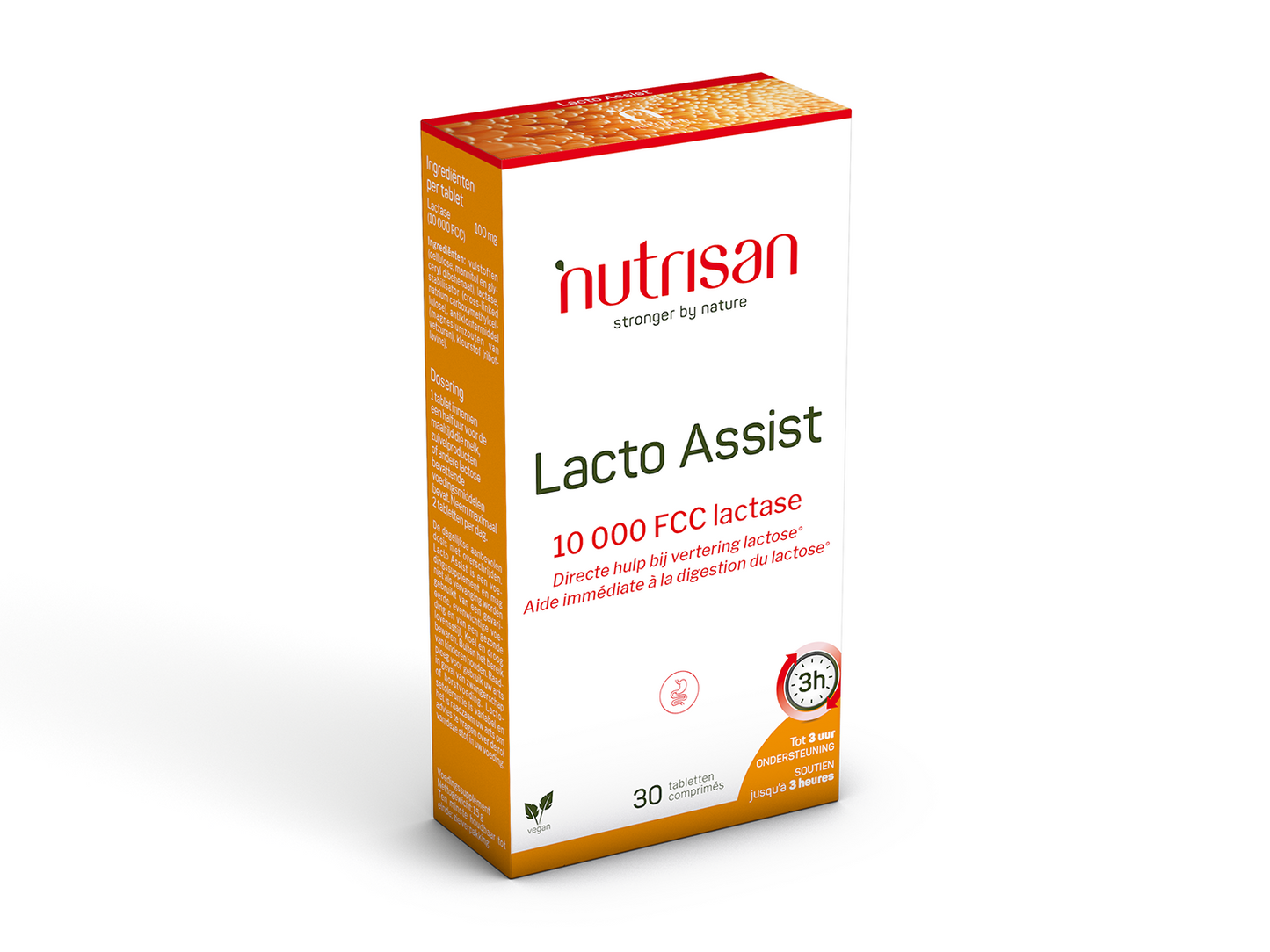 Nutrisan Lacto Assist - Supplement voor de spijsvertering - 30 tabletten