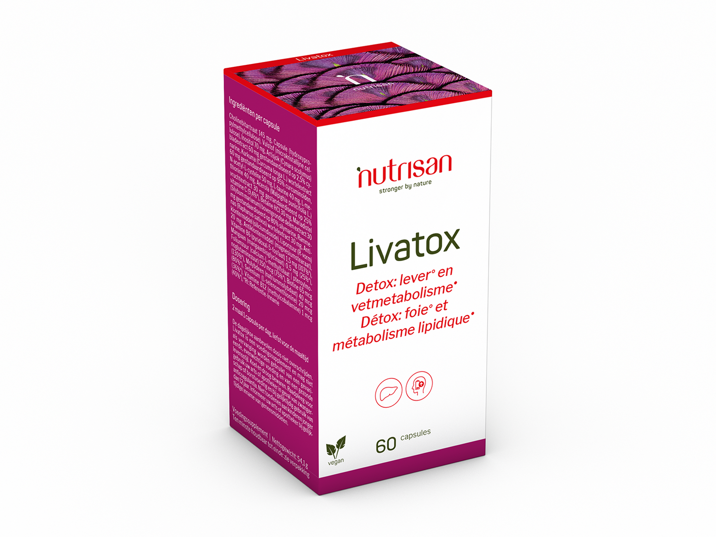 Nutrisan Livatox - 60 capsules - Supplement voor lever en vetmetabolisme