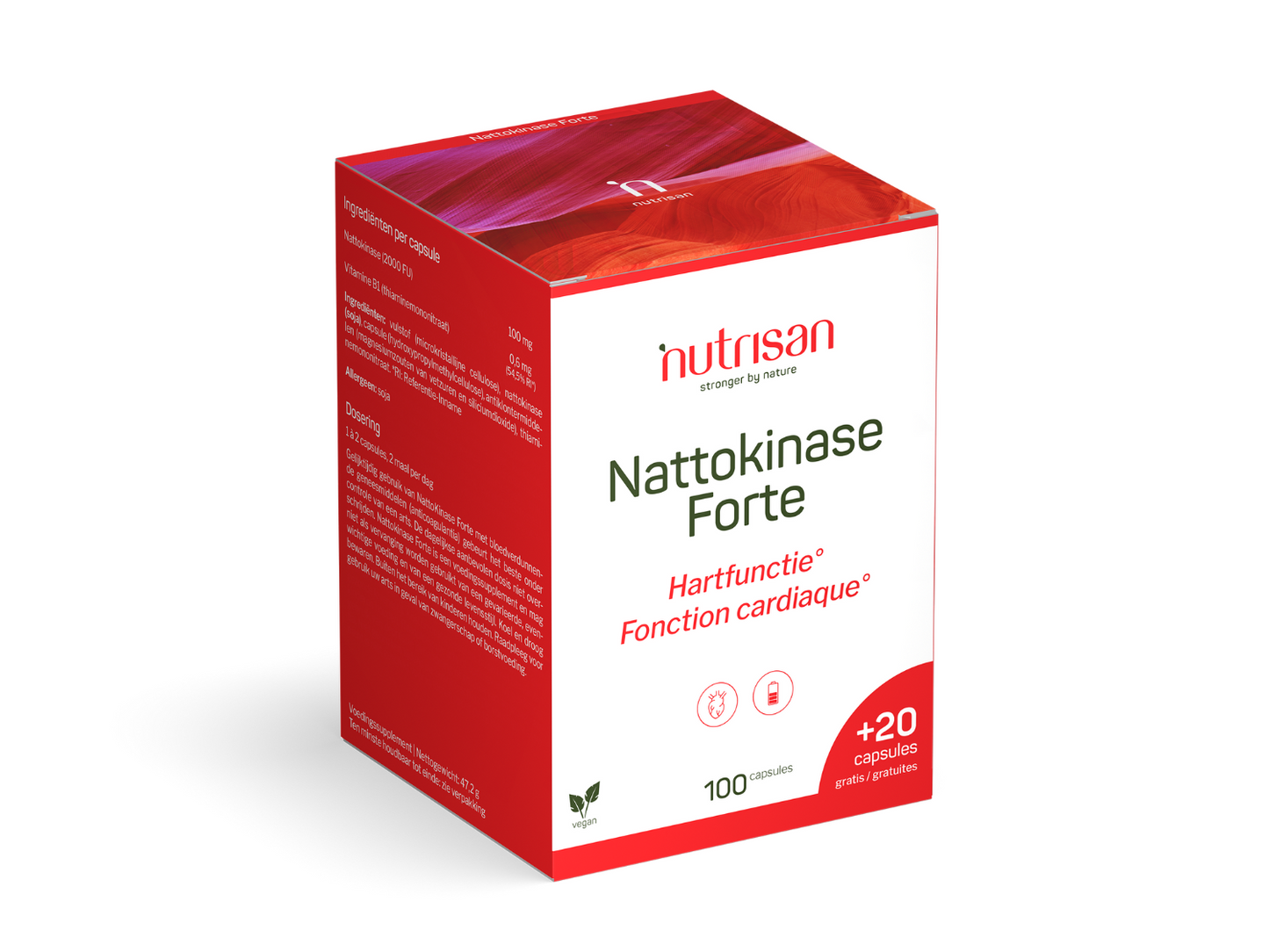 Nutrisan Nattokinase Forte - Supplement voor hartfunctie
