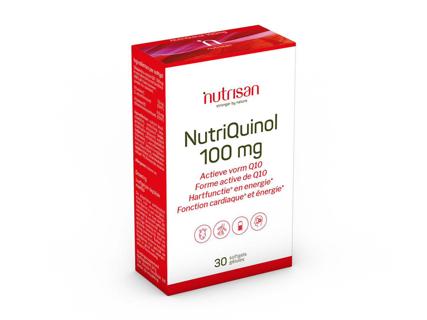 Nutrisan NutriQuinol 100 mg - Supplement voor hartfunctie en energie