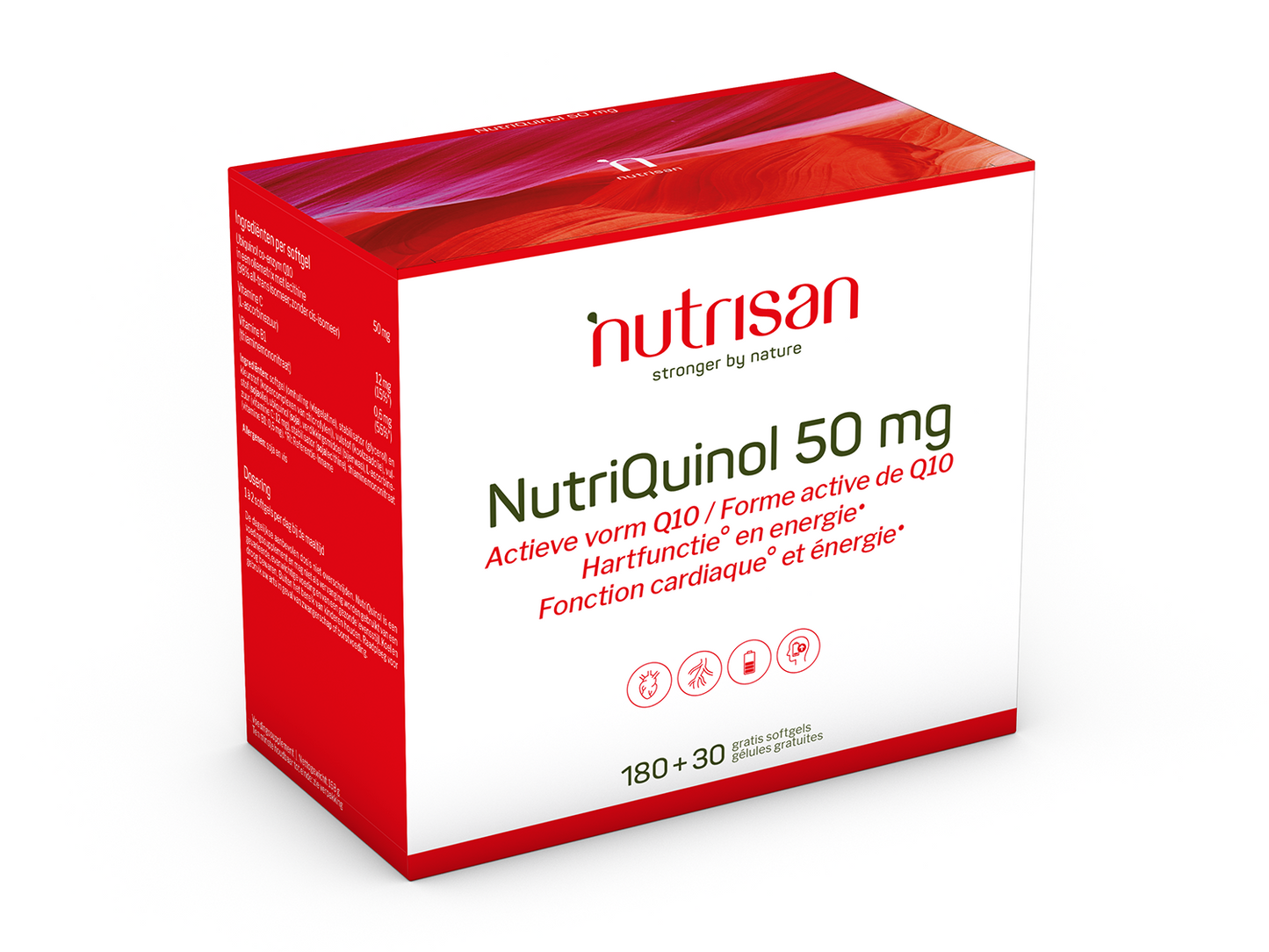 Nutrisan NutriQuinol 50 mg - Supplement voor hartfunctie en energie