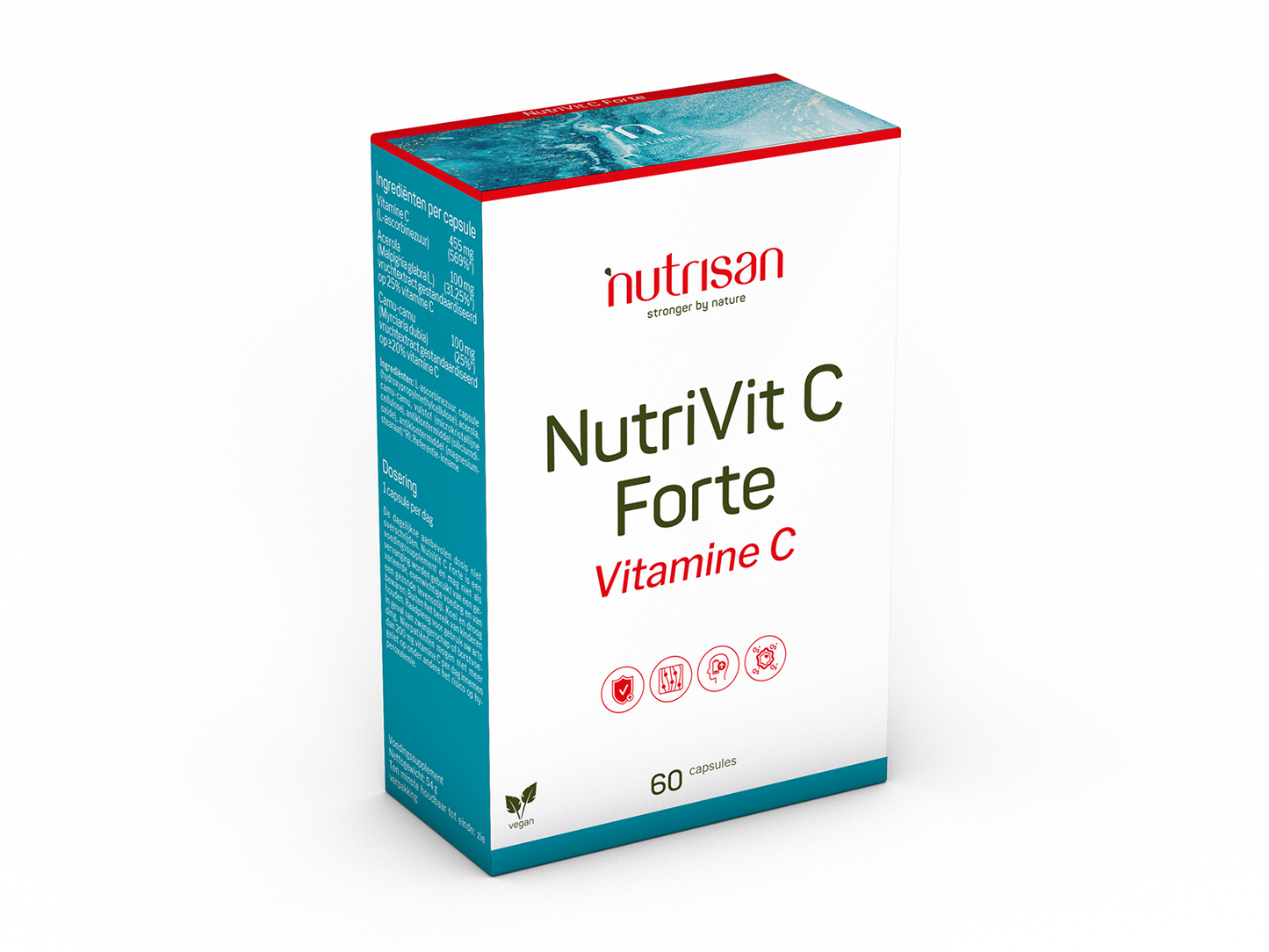 Nutrisan NutriVit C Forte - Vitamine C - Supplement bij stress en vermoeidheid