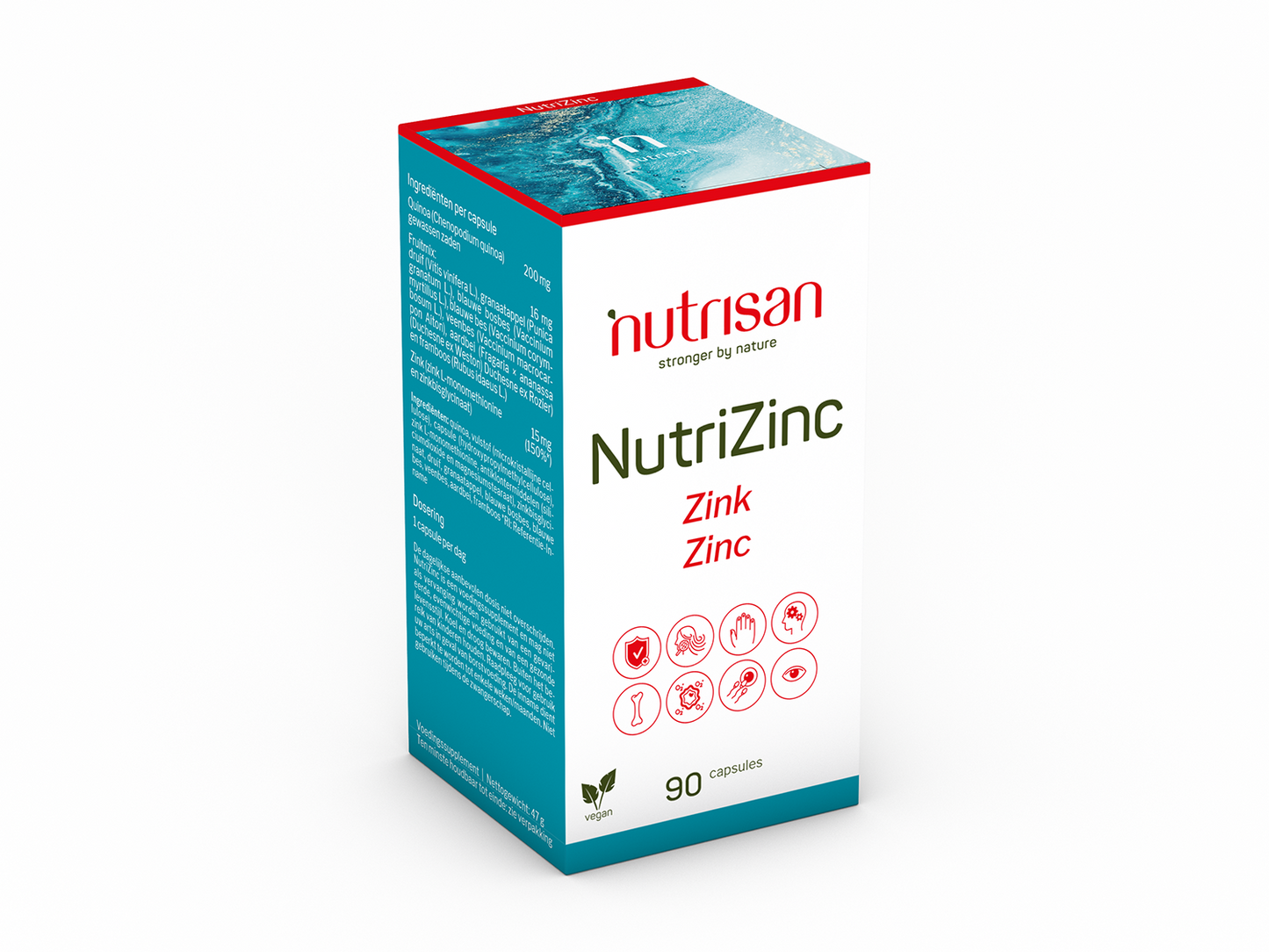 Nutrisan NutriZinc - Zink supplement - 90 capsules