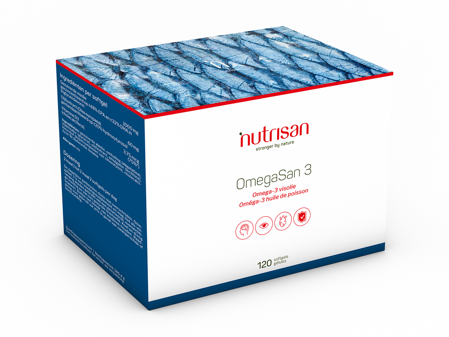 Nutrisan OmegaSan 3 - Omega 3 - Supplement voor hart, hersenen en ogen