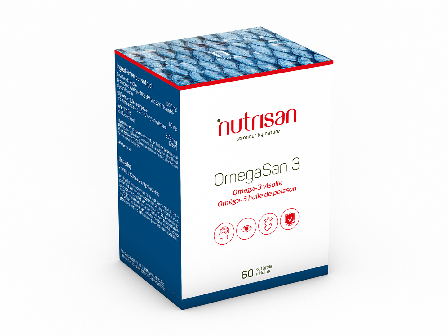 Nutrisan OmegaSan 3 - Omega 3 - Supplement voor hart, hersenen en ogen