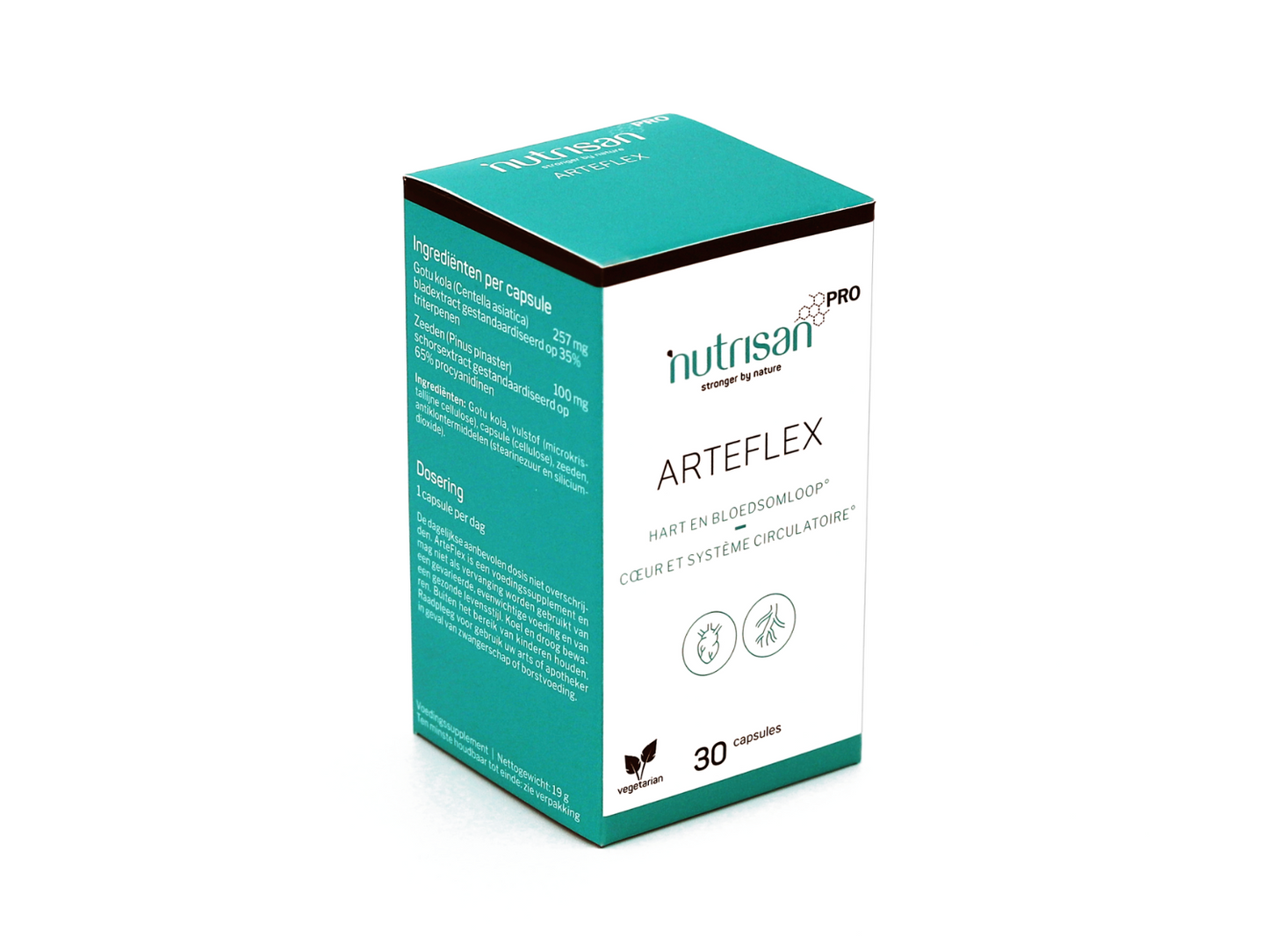 NutrisanPro Arteflex - 30 capsules - Supplement voor hart en bloedsomloop