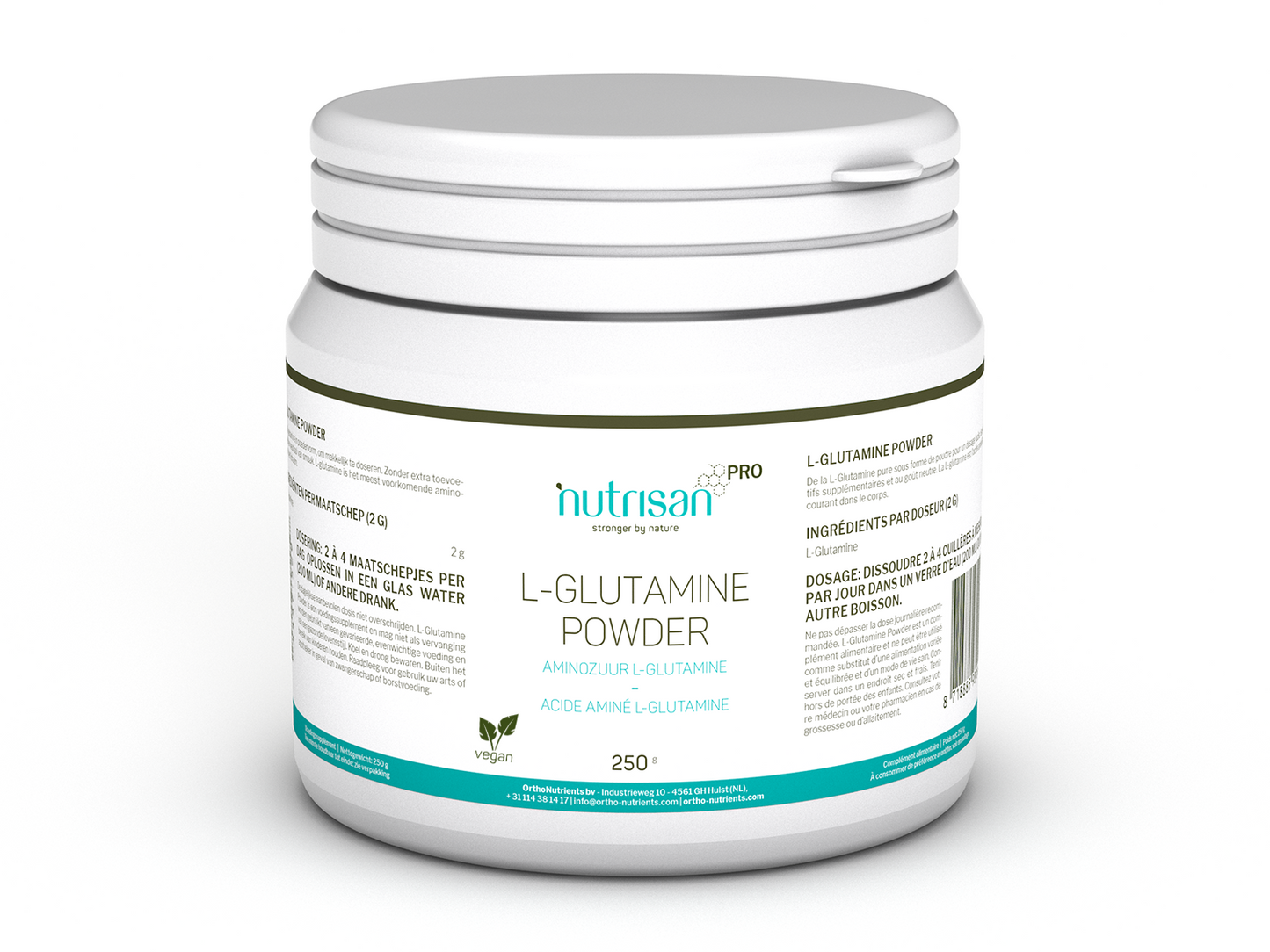 NutrisanPro L-Glutamine Powder - 250 gram