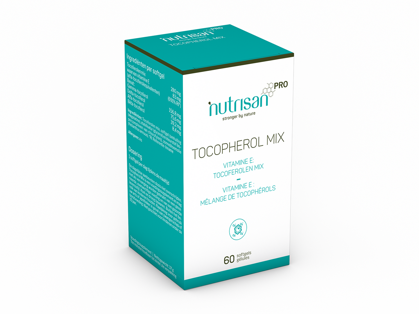 NutrisanPro Tocopherol Mix - Vitamine E - 60 softgels