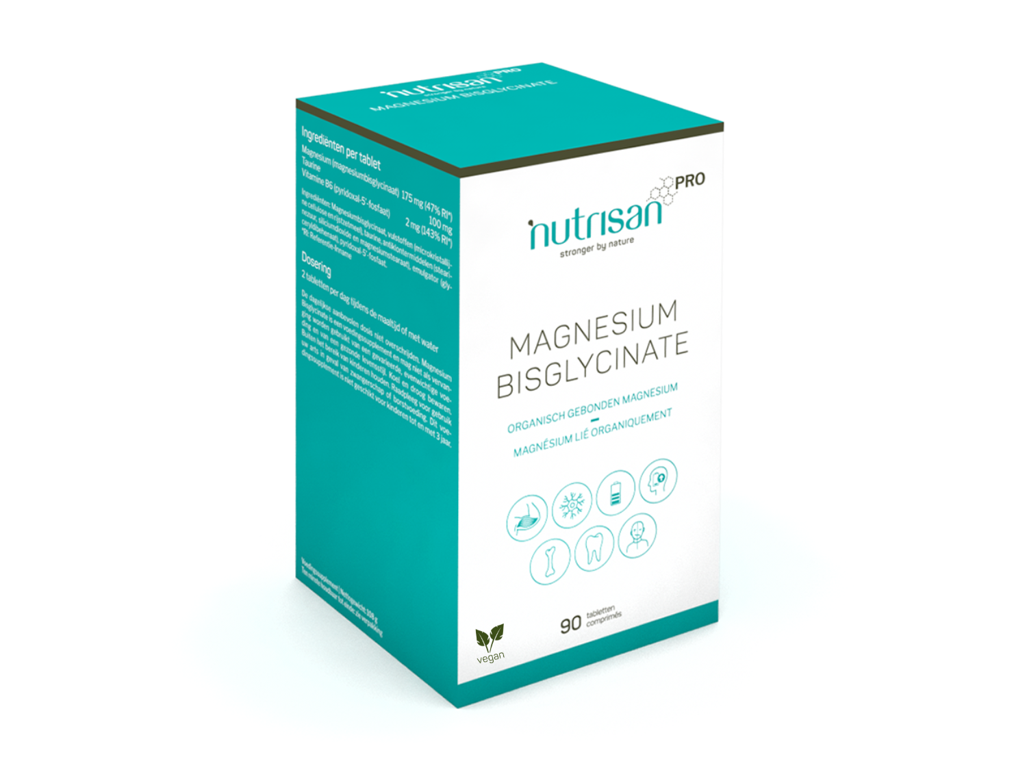 Magnesium Bisglycinate NutrisanPro 90 tabletten