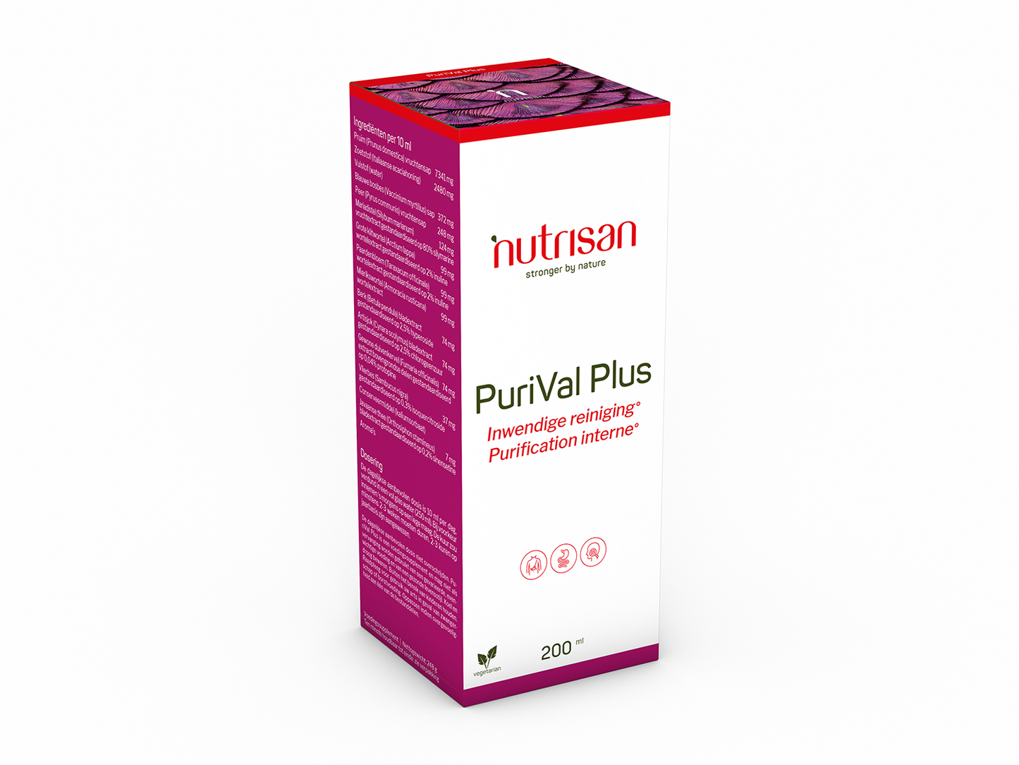 Nutrisan PuriVal Plus - 200 ml - Supplement voor inwendige reiniging