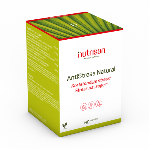 Nutrisan AntiStress Natural - 60 capsules - Supplement bij kortstondige stress