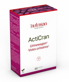 Nutrisan ActiCran - 60 capsules - Supplement voor gezonde urinewegen