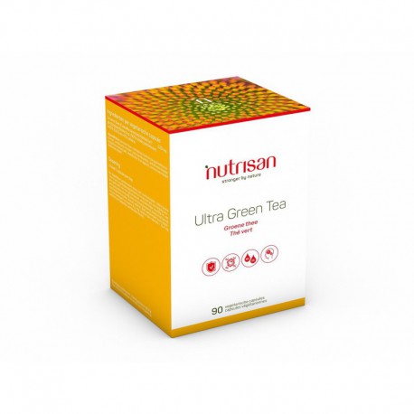 Nutrisan Ultra Green Tea - Supplement voor cholesterol en stress - 90 vegecaps